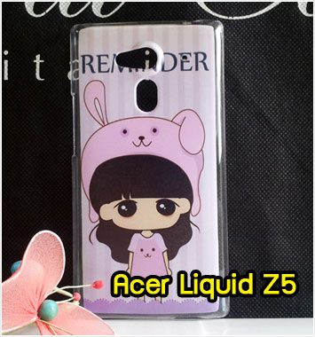 M761-08 เคสแข็ง Acer Liquid Z5 ลายสาวกระต่าย