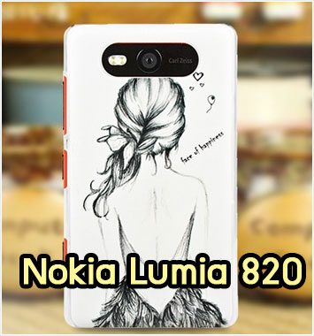 M1142-02 เคสแข็ง Nokia Lumia 820 ลาย Women