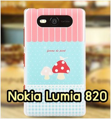 M1142-10 เคสแข็ง Nokia Lumia 820 ลาย Mushroom