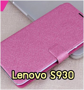 M1078-01 เคสฝาพับ Lenovo S930 สีกุหลาบ