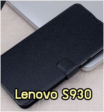 M1078-03 เคสฝาพับ Lenovo S930 สีดำ