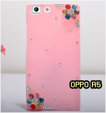 M1154-05 เคสประดับ OPPO R5 ลาย Rainbow Flower