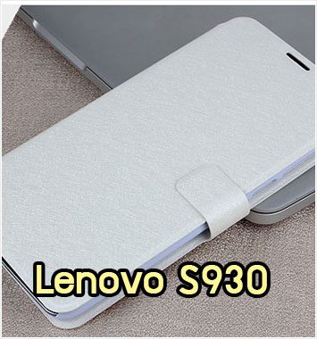 M1078-04 เคสฝาพับ Lenovo S930 สีขาว