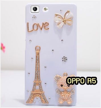 M1154-06 เคสประดับ OPPO R5 ลาย Love Bear