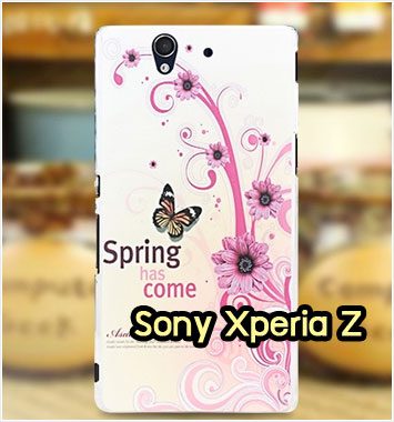 M1140-05 เคสแข็ง Sony Xperia Z ลาย Spring