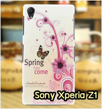 M1138-04 เคสแข็ง Sony Xperia Z1 ลาย Spring