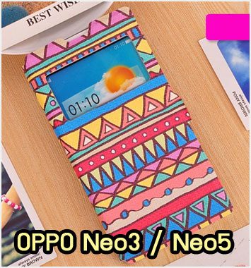 M1080-04 เคสฝาพับ OPPO Neo3 / Neo5 ลาย Graphic IV