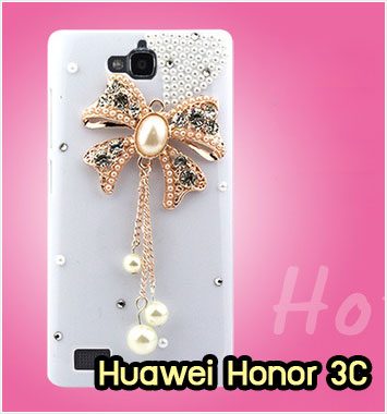 M1143-06 เคสประดับ Huawei Honor 3C ลาย Bow