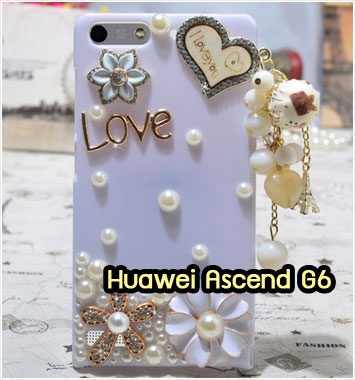M1150-08 เคสประดับ Huawei Ascend G6 ลาย Love