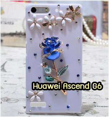 M1150-15 เคสประดับ Huawei Ascend G6 ลาย Rose II