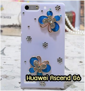 M1150-16 เคสประดับ Huawei Ascend G6 ลายผีเสื้อน้อย III