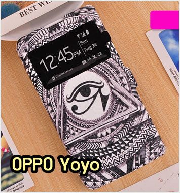 M1084-09 เคสโชว์เบอร์ OPPO Yoyo ลาย Graphic IIII