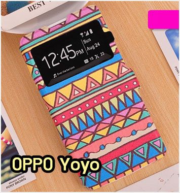 M1084-11 เคสโชว์เบอร์ OPPO Yoyo ลาย Graphic IV