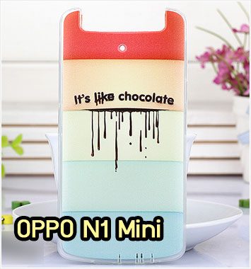 M945-07 เคสซิลิโคน OPPO N1 Mini ลาย Chocolate