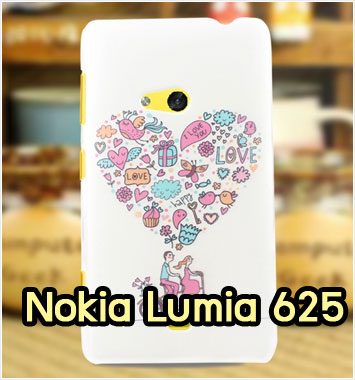 M1146-02 เคสแข็ง Nokia Lumia 625 ลาย Pink Love