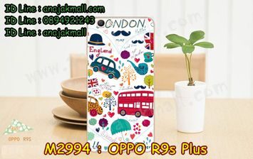 M2994-13 เคสแข็ง OPPO R9S Plus ลาย London