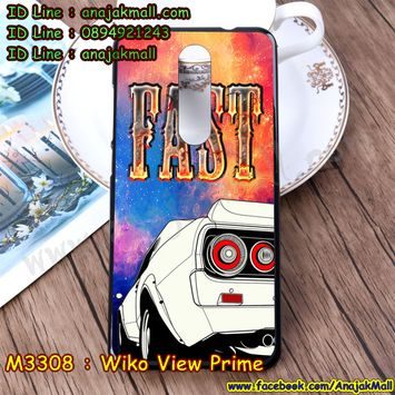 M3308-18 เคสยาง Wiko View Prime ลาย Fast 01