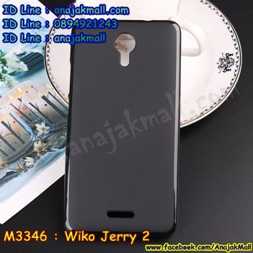 M3346-02 เคสยาง Wiko Jerry 2 สีดำ