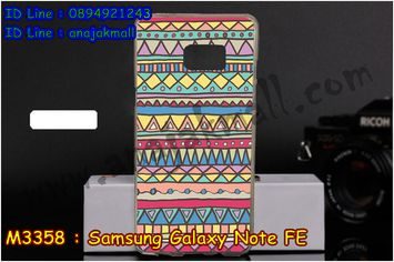 M3358-04 เคสยาง Samsung Note FE ลาย Graphic IV