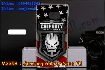 M3358-09 เคสยาง Samsung Note FE ลาย Black OPS