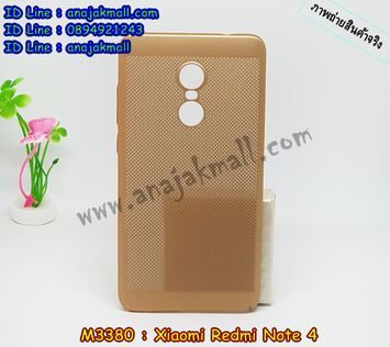 M3380-03 เคส PC ระบายความร้อน Xiaomi Redmi Note 4 สีทอง