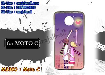 M3390-03 เคสยาง Moto C ลาย Forever II