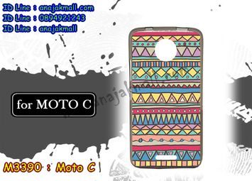 M3390-06 เคสยาง Moto C ลาย Graphic IV