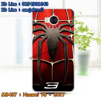 M3437-06 เคสแข็ง Huawei Y5 2017 ลาย Spider