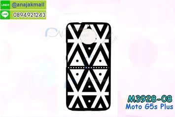 M3928-08 เคสแข็งดำ Moto G5s Plus ลาย Graphic X22