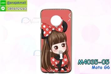 M4035-05 เคสยาง Moto G6 ลาย Nikibi