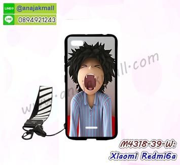 M4318-39-W เคสยาง Xiaomi Redmi6a ลาย Boy V พร้อมสายคล้อง