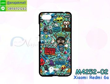 M4252-02 เคสแข็ง Xiaomi Redmi6a ลาย Blood Vector