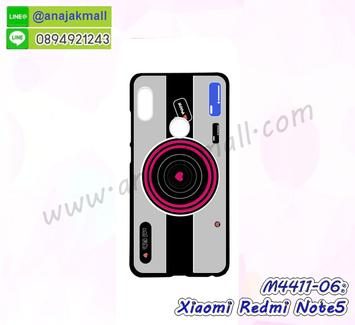 M4411-06 เคสแข็งดำ Xiaomi Redmi Note5 ลาย Grey Camera