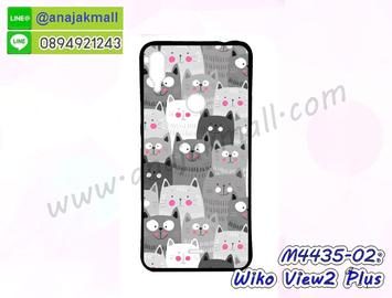 M4435-02 เคสยาง Wiko View2 Plus ลาย Cat Z01