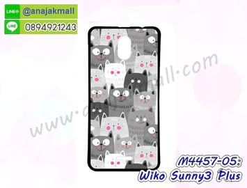 M4457-05 เคสยาง Wiko Sunny3 Plus ลาย Cat Z01