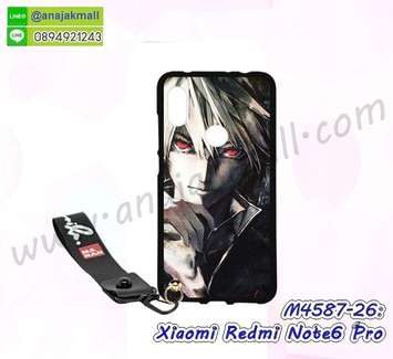 M4587-26 เคสยาง Xiaomi Redmi Note6Pro ลาย BX12 พร้อมสายคล้องมือ