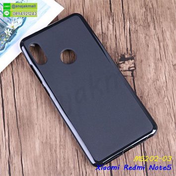 M5202-03 เคส Xiaomi Redmi Note5 ยางนิ่ม สีดำ