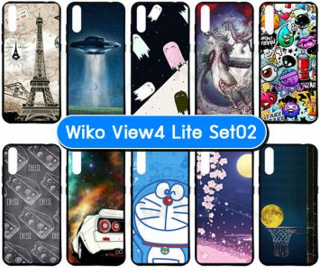 M5537-S02 เคส Wiko View 4 Lite พิมพ์ลายการ์ตูน Set02 (เลือกลาย)