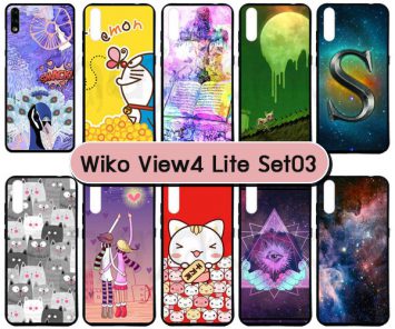 M5537-S03 เคส Wiko View 4 Lite พิมพ์ลายการ์ตูน Set03 (เลือกลาย)