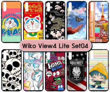 M5537-S04 เคส Wiko View 4 Lite พิมพ์ลายการ์ตูน Set04 (เลือกลาย)